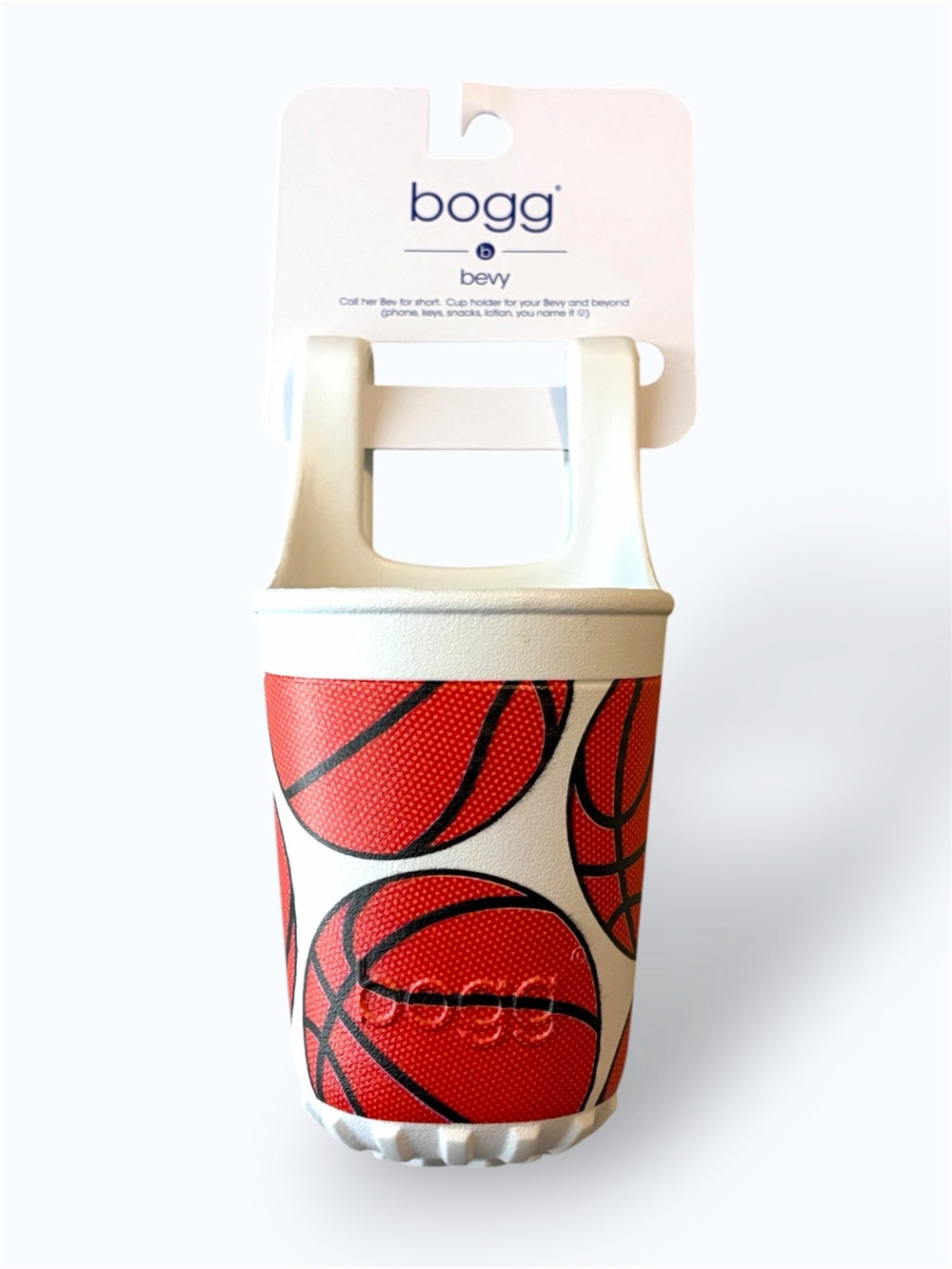 NWT Bogg Bag Bevy Cup Holder Accessory - Play Ball Basketball